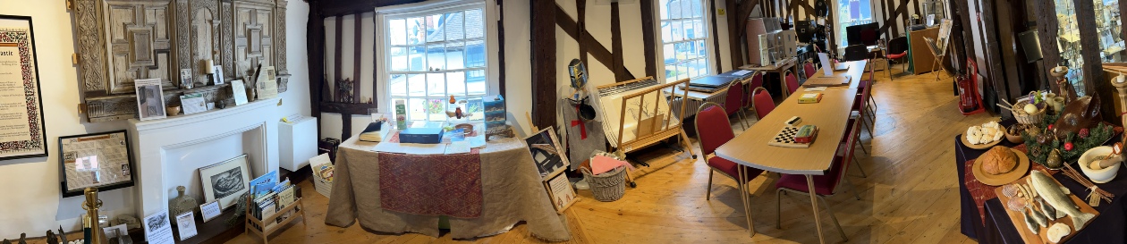 Panarama image of one of rooms inside Museum