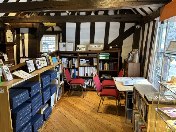 Research area within the museum