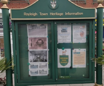 One of two Notice Boards sited in Rayleigh Town